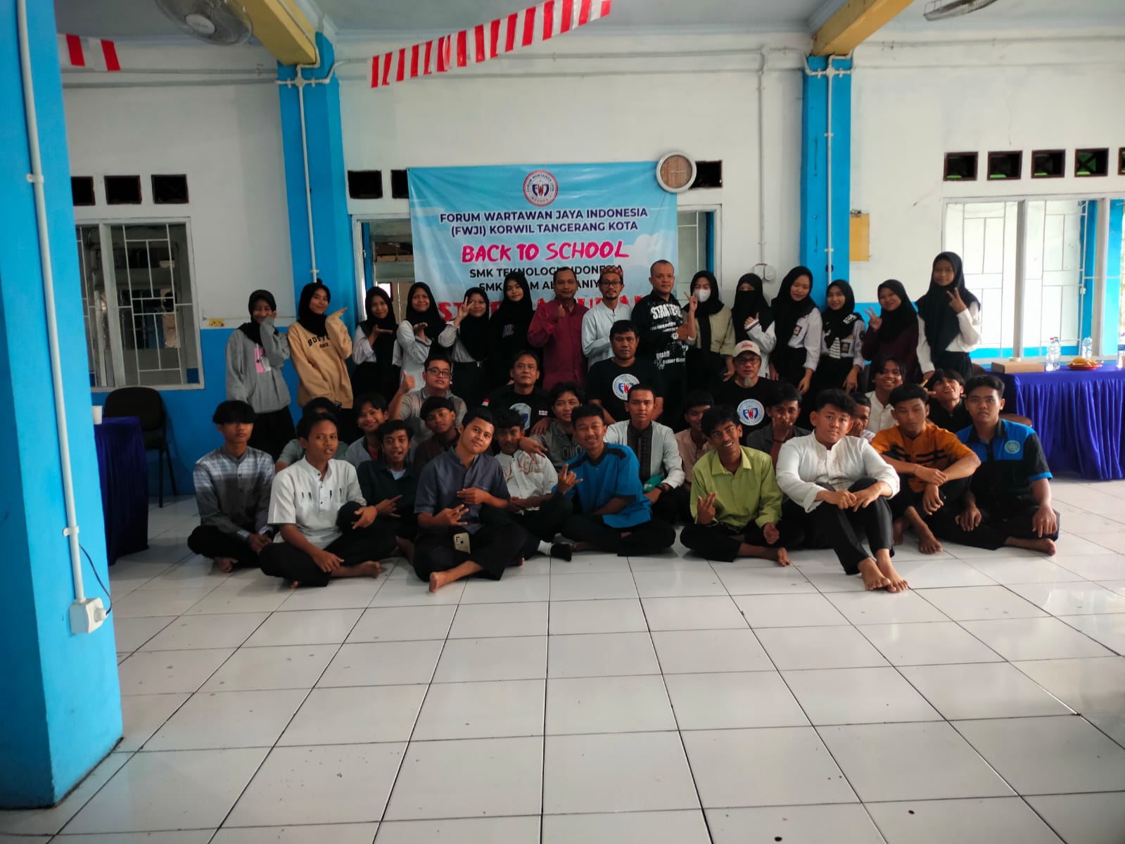 Cegah Kenakalan Pelajar, FWJ Indonesia Tangerang Kota Sosialisasi di SMK Islam Al Ayaniyah